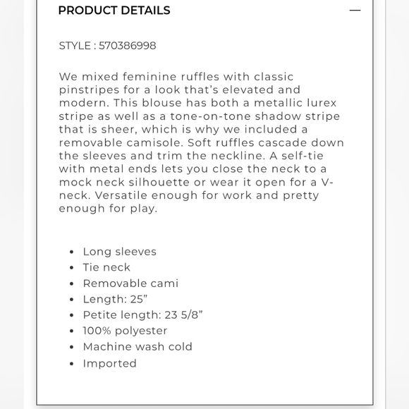 NWT White House Black Market Lilac Striped Blouse Sz XL - Picture 6 of 11